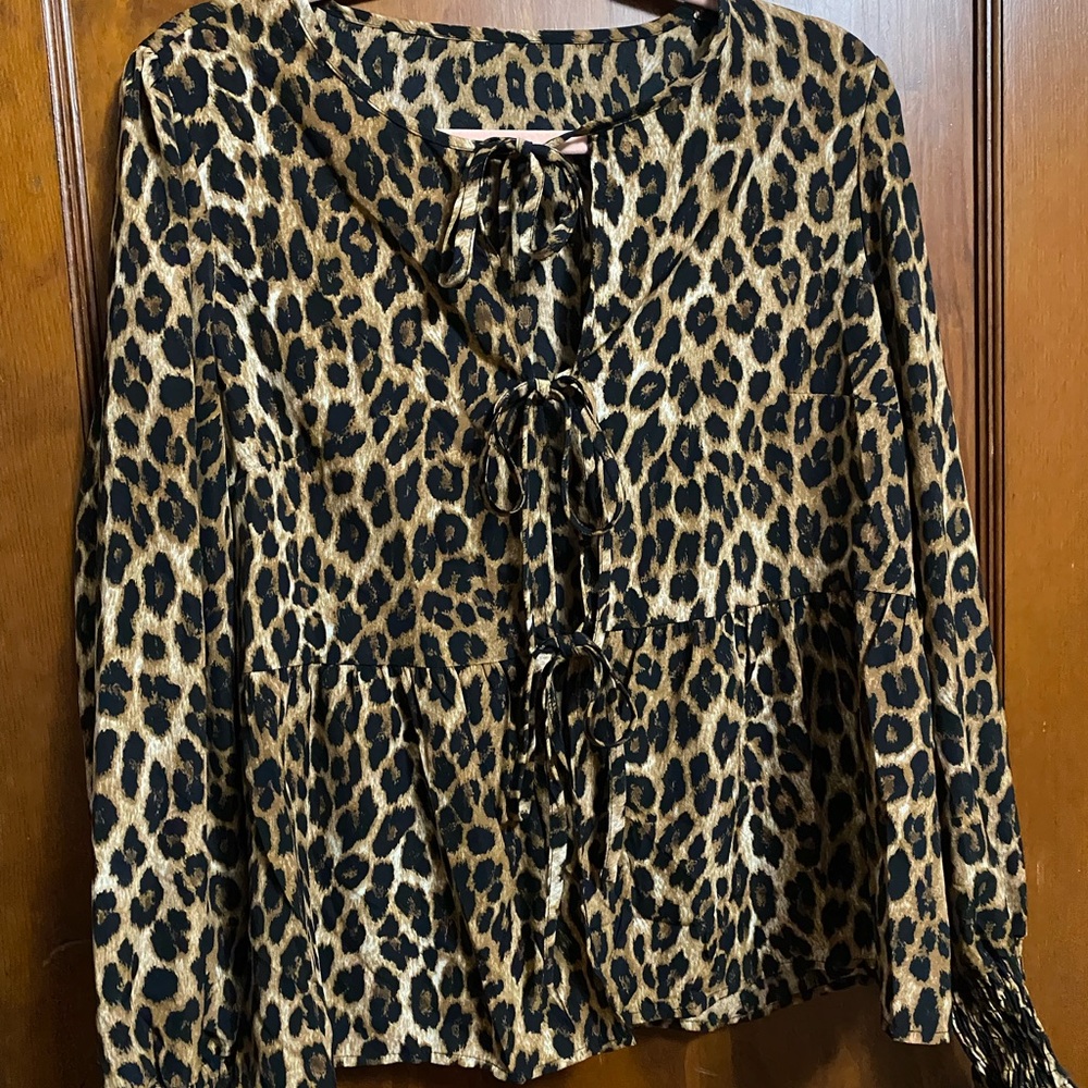 Leopard Print Women's Top